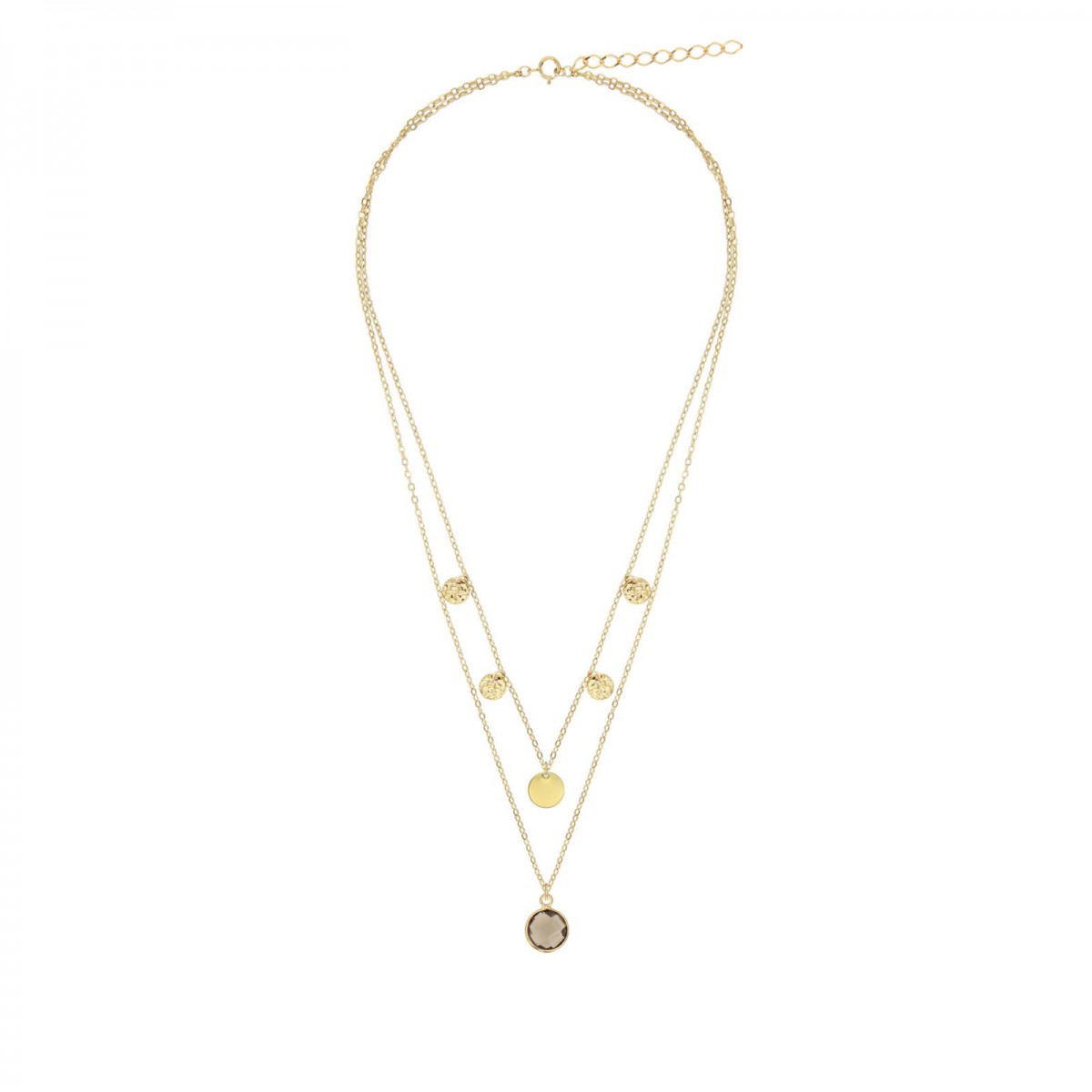 Collier Miniardise Quartz rose plaqué or - photo 38