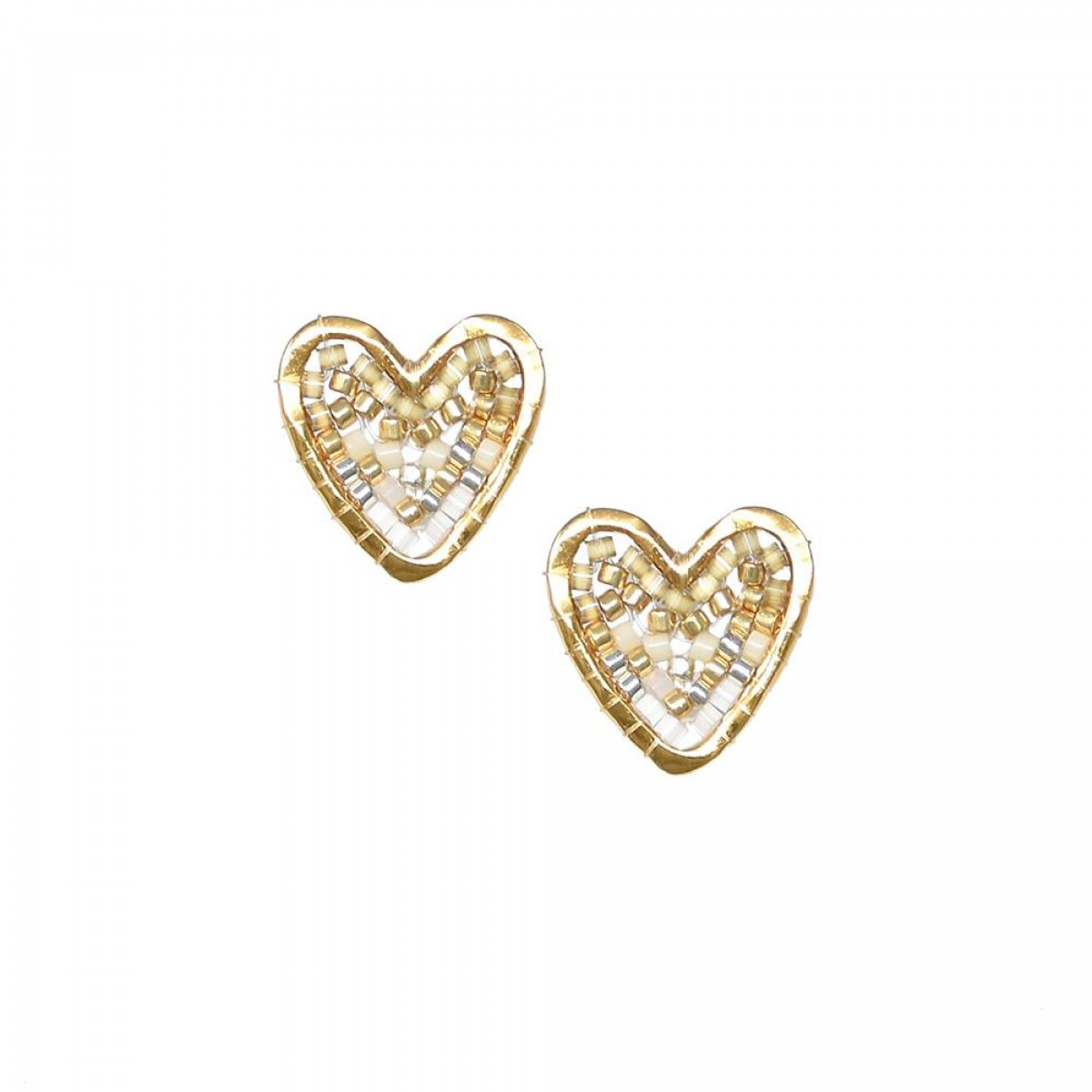 Boucles Heart Hoops argentées - photo 18