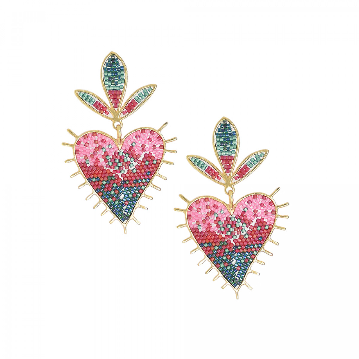 Boucles d'oreilles et créoles haute fantaisie, pierres semi-précieuses et lithothérapie. Style bohême, hippie et vintage. - photo 40