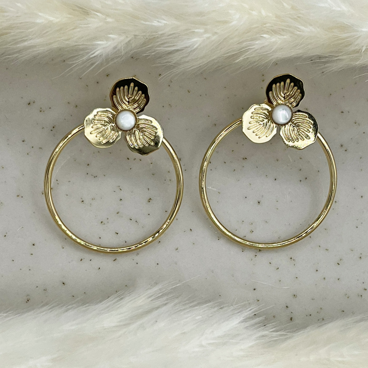 Boucles d'oreilles et créoles haute fantaisie, pierres semi-précieuses et lithothérapie. Style bohême, hippie et vintage. - photo 36