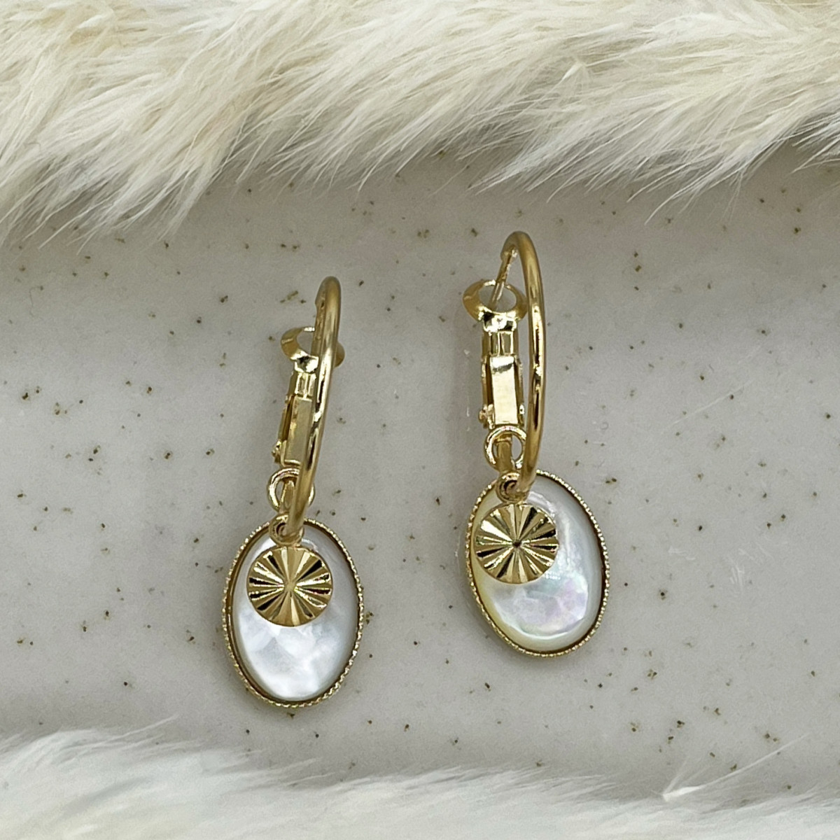 Boucles Twisty et son grigri Baby Moon argenté - photo 38