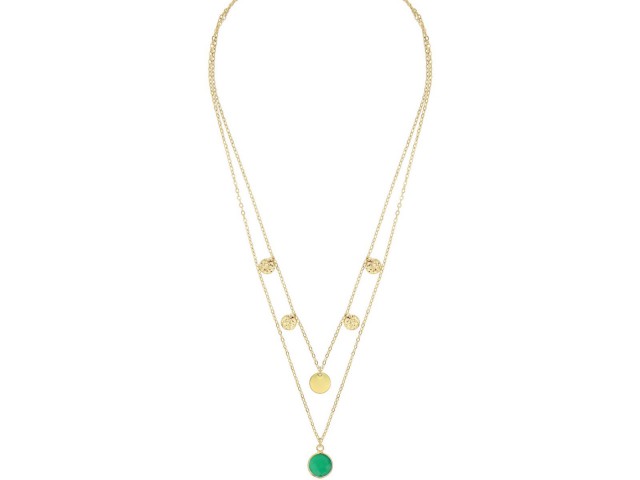 Collier Mingardise Jade plaqué or - photo 10