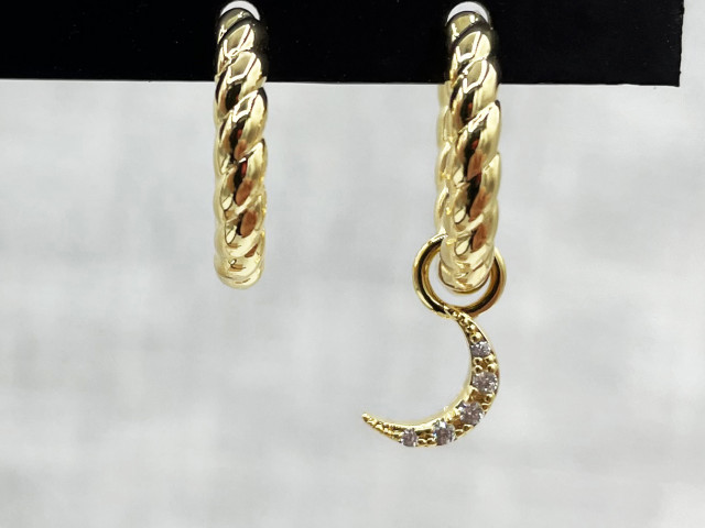 Boucles Twisty avec son grigri Baby Moon - photo 11