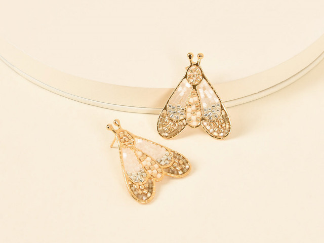 Boucles Papillon blanches - photo 11