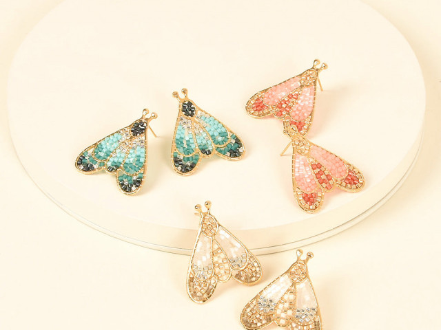 Boucles Papillon multicolores - photo 11